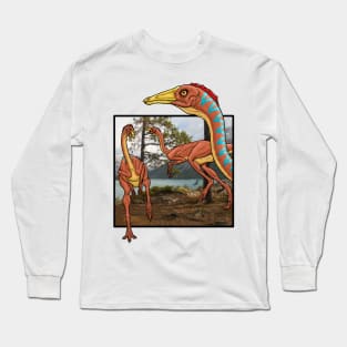 Struthiomimus, the ostrich mimic Long Sleeve T-Shirt